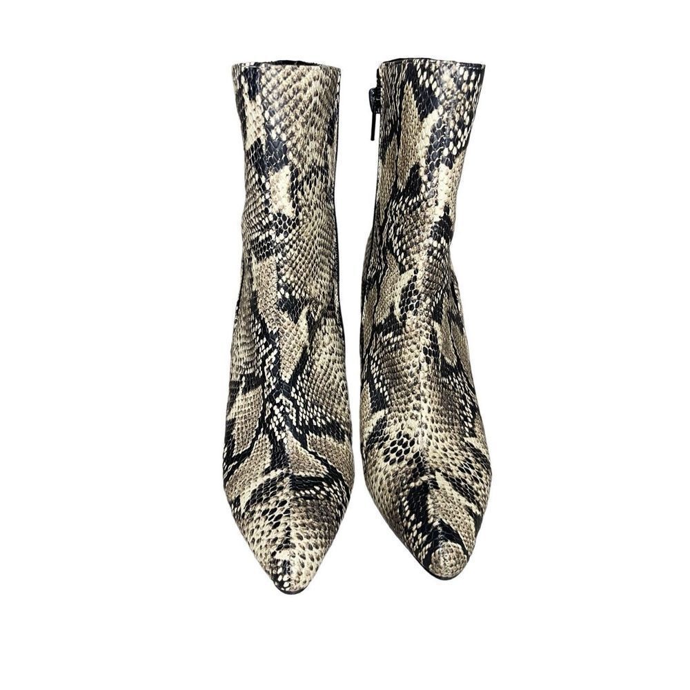 Snake Print Booties - Picture 3 of 4